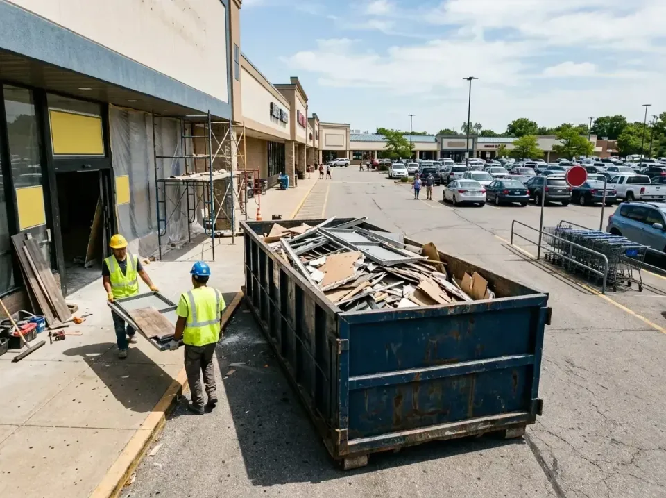 retail-store-renovation-debris-003 — frequently asked questions, Roll-off Dumpster Rentals in Progress Village, FL